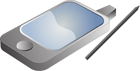 Image showing PDA phone illustration