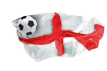 Image showing The national flag of England. FIFA World Cup. Russia 2018