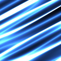 Image showing Glowing speed streaks