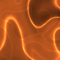 Image showing Glowing wavy lines