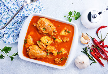 Image showing chicken curry