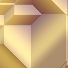 Image showing Angular geometric shapes