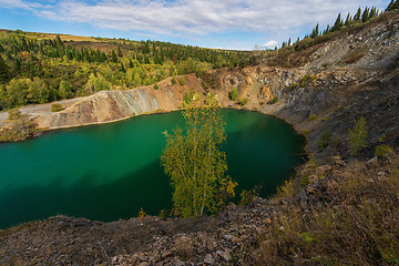 Image showing Blue lake in Altai