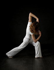 Image showing Modern style woman dancer