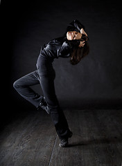 Image showing Modern style woman dancer