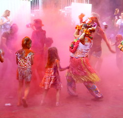 Image showing Holi color festival