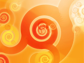 Image showing Swirly spirals