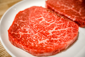 Image showing Kobe wagyu beef steak