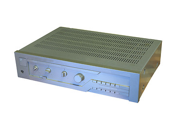 Image showing isolated old music amplifier