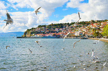 Image showing Ohrid skyline, Macedonia