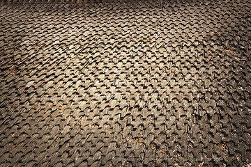 Image showing texture of wooden shingle