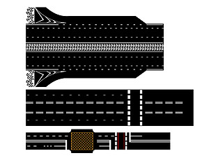 Image showing three roads markup