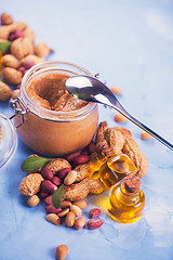 Image showing Natural peanut butter