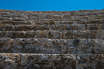 Image showing Roman amphitheatre in the ruins of Hierapolis