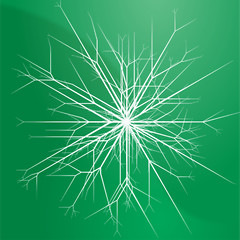 Image showing Snowflake pattern design