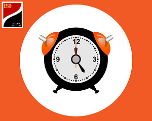 Image showing clock alarm icon