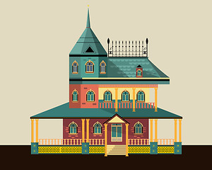 Image showing Drawing of a big house