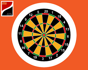 Image showing icon for playing darts