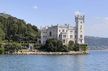 Image showing Miramare Castle in Trieste (Italy)