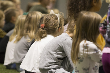 Image showing Childeren Listening