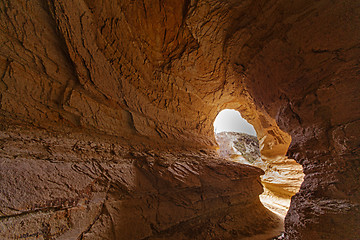 Image showing Cave house in solid rock