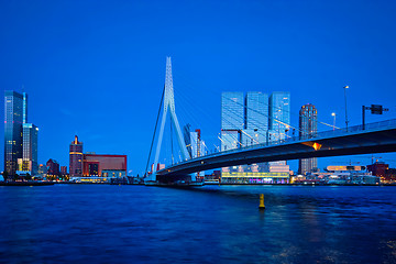 Image showing Erasmus Bridge, Rotterdam, Netherlands