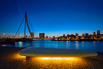 Image showing Erasmus Bridge, Rotterdam, Netherlands