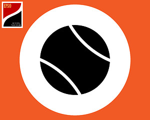 Image showing ball icon for in tennis