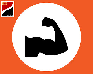 Image showing hand biceps icon