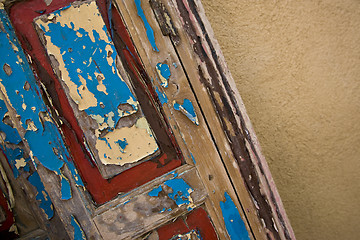 Image showing Old Painted Door