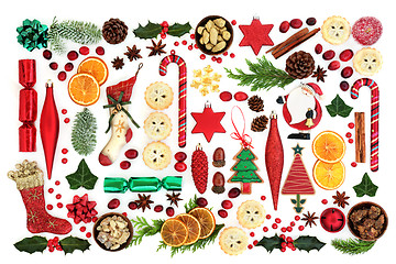 Image showing Symbols of Christmas Collection