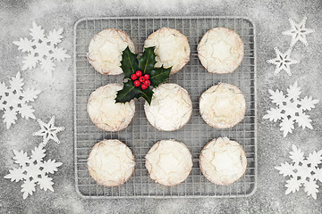 Image showing Freshly Baked Christmas Mince Pies