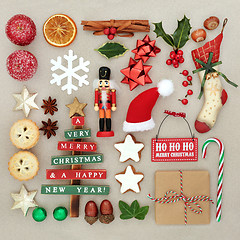 Image showing Collection of Christmas Symbols