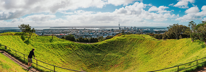 Image showing Auckland city, New Zealand Mt Eden Park