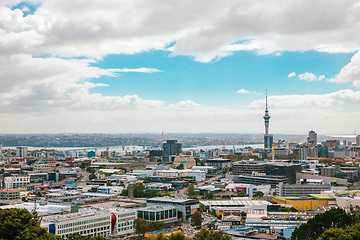 Image showing Auckland view from Mt Eden