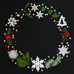 Image showing Abstract Christmas Wreath