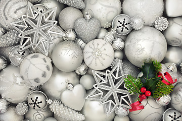 Image showing Christmas Bauble Background