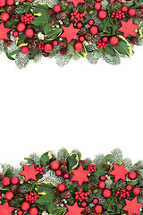 Image showing Christmas Decorative Background Border