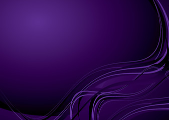 Image showing purple wave flow