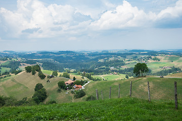 Image showing Beautiful landscape Swiss