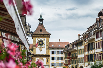 Image showing View of the city Murten