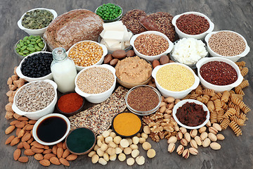 Image showing Large Vegan Health Food Selection