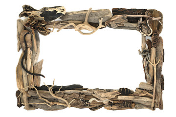 Image showing Rustic Driftwood Frame