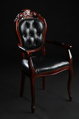 Image showing Black chair