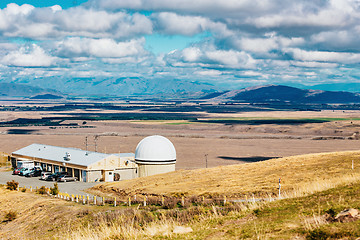 Image showing Mount John observatory at Lake Tekapo