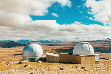 Image showing Mount John observatory at Lake Tekapo