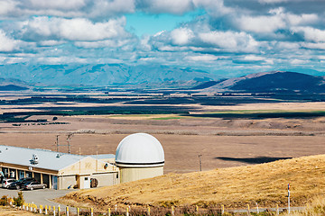 Image showing Mount John observatory at Lake Tekapo