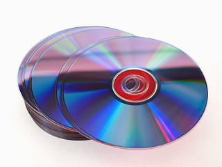 Image showing Stack of CDs