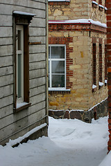 Image showing Winter in town