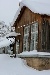 Image showing Winter in town